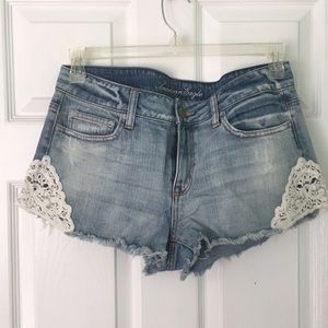 American eagle denim shorts